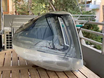 iMac G3 Graphite shell put back together