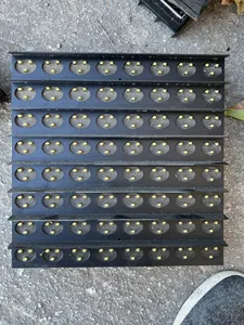 Daktronics 8x8 orange LED panel front